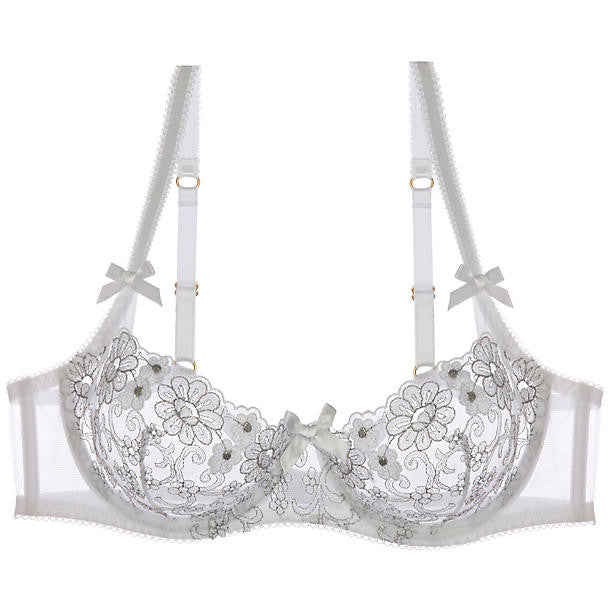 L'Agent Bea Balcony Bra in white