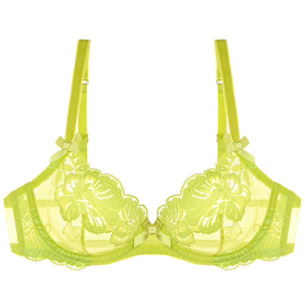 L'Agent Cateline Non-Padded Balcony Bra in green