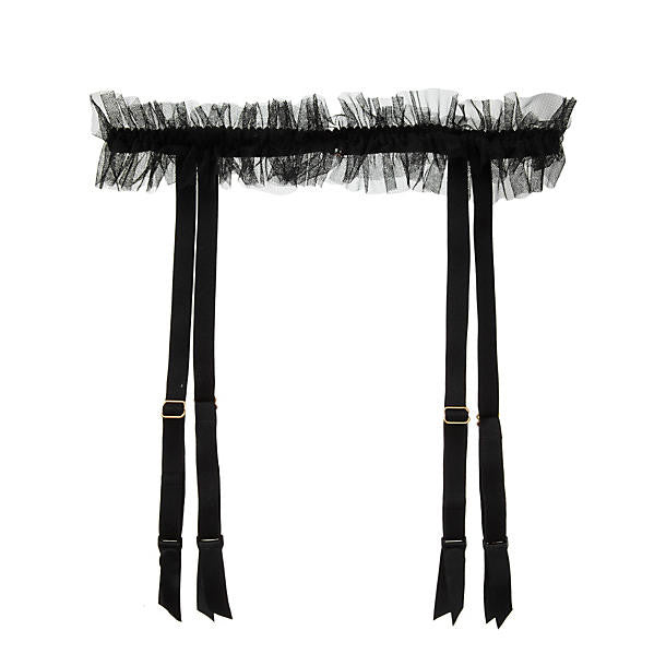Le Petit Trou Blanche Garter Belt in black