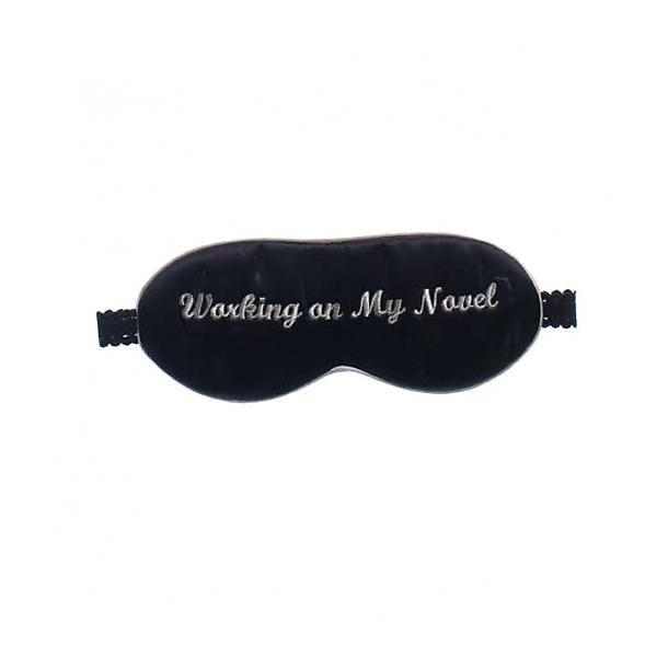 Mary Green Working On My Novel Sleep Mask