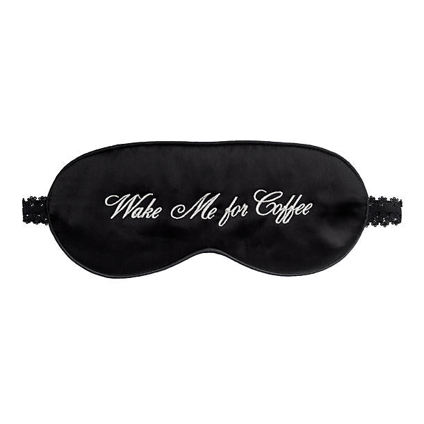 Mary Green Wake me for coffee Sleep Mask