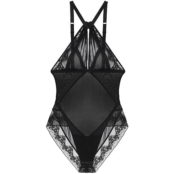 Mimi Holliday Orchid Twist Body in black
