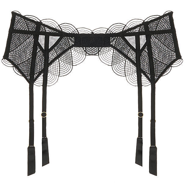 Myla Elliptical Suspender in black