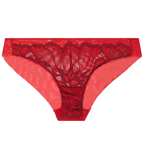 Natori Exotic Flower Tanga in red