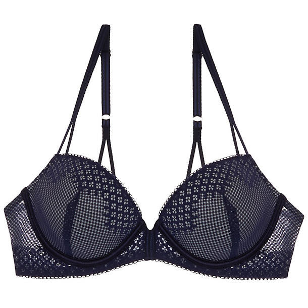OnGossamer Show Off Demi Bra in blue