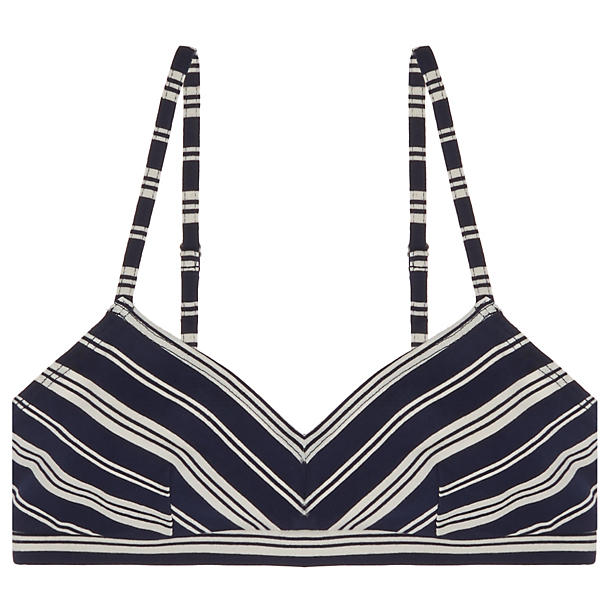 Only Hearts So Fine Layering and Lounge Bralette in blue