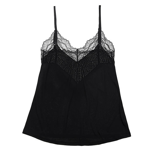 Only Hearts Venice Low Back Cami in black