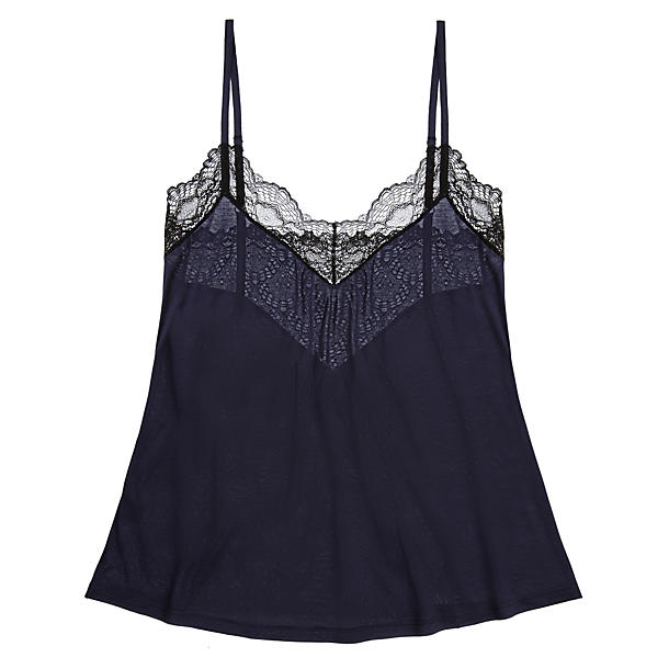 Only Hearts Venice Low Back Cami in blue