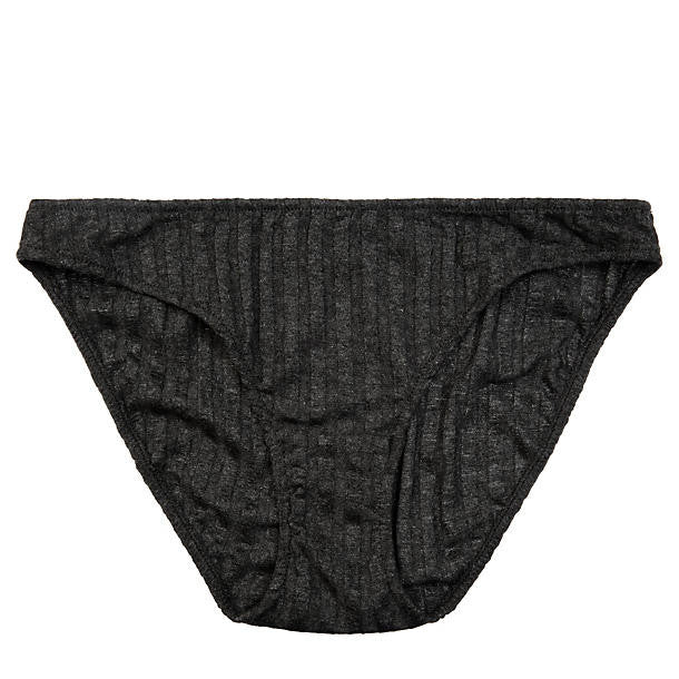 Only Hearts Wide Wale Rib Bikini in gray