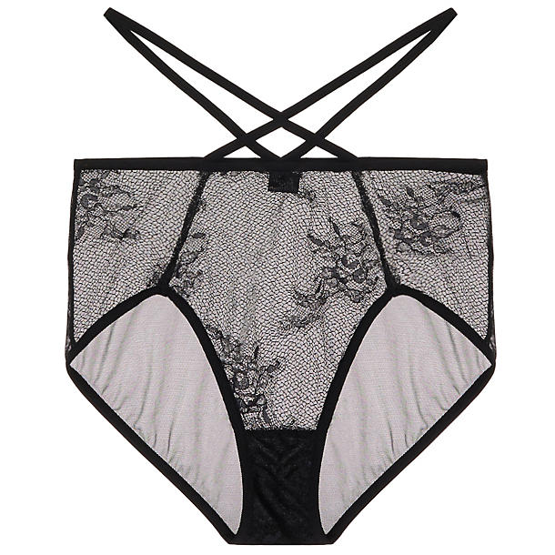 Only Hearts Miss Ruby High Waist Brief in black