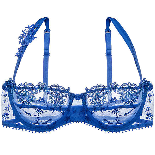 Passionata White Nights Demi Bra in blue