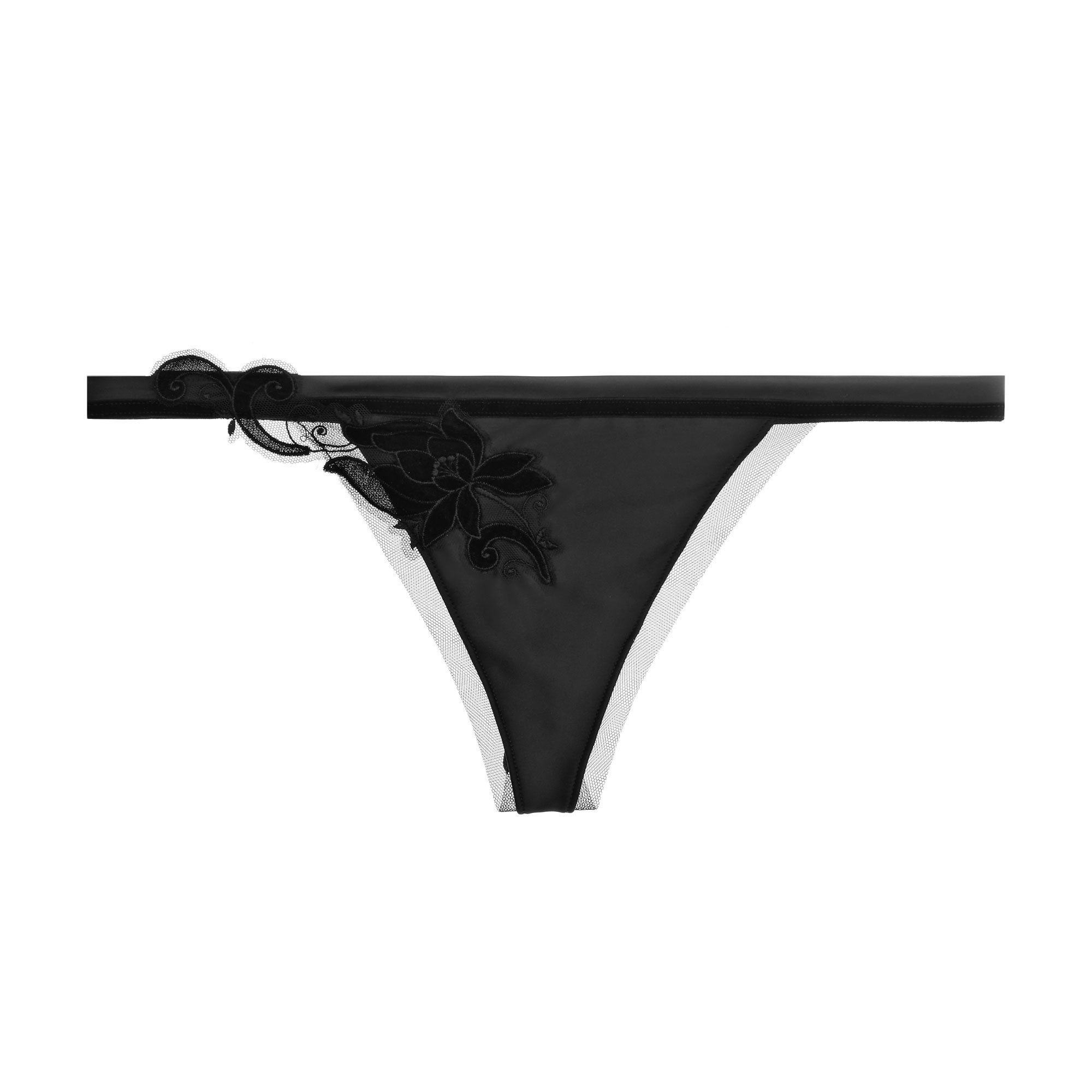 Simone Perele Haute Couture Thong in black
