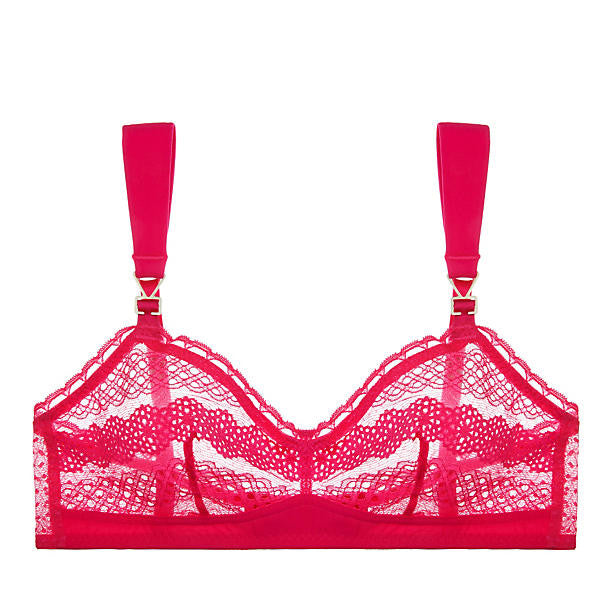 Stella McCartney Alina Playing Soft Cup Bra in pink