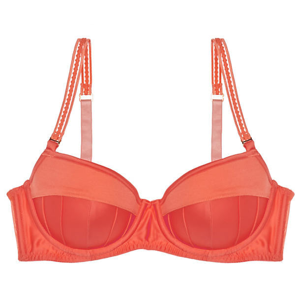 Stella McCartney Cherie Sneezing Balconette Bra in orange