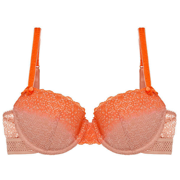 Stella McCartney Millie Drawing Contour Balconette Bra in orange
