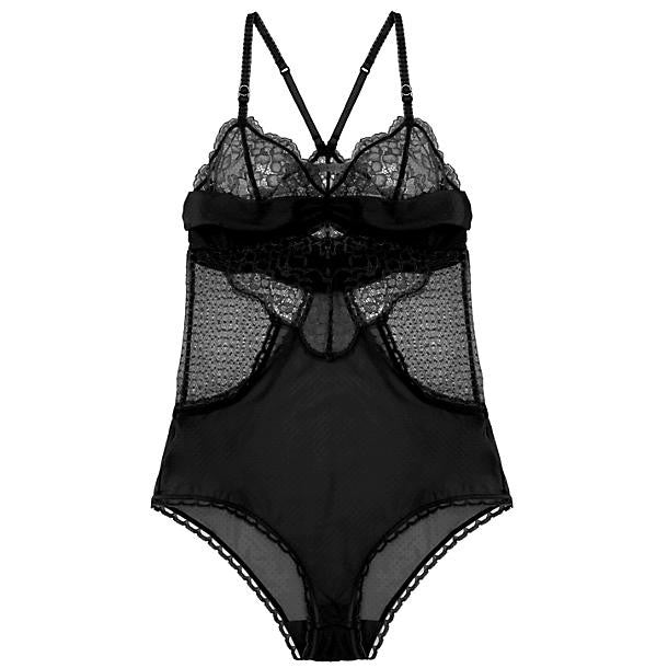 Stella McCartney Meg Alluring Bodysuit in black