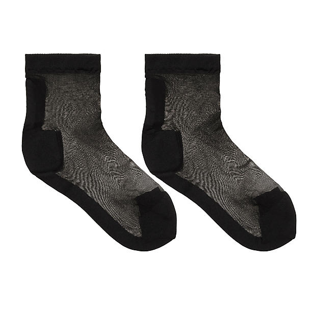 The Great Eros Calzetto Opaque Toe Sock in black
