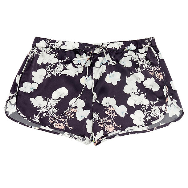 Violet & Wren Night Orchid Shorts in blue