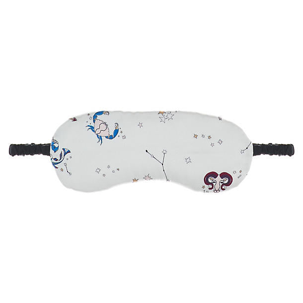 Yolke Silk Eye Mask in white