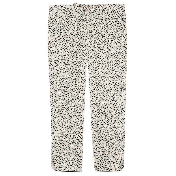 Yolke Leopard Tapered Trouser in pink